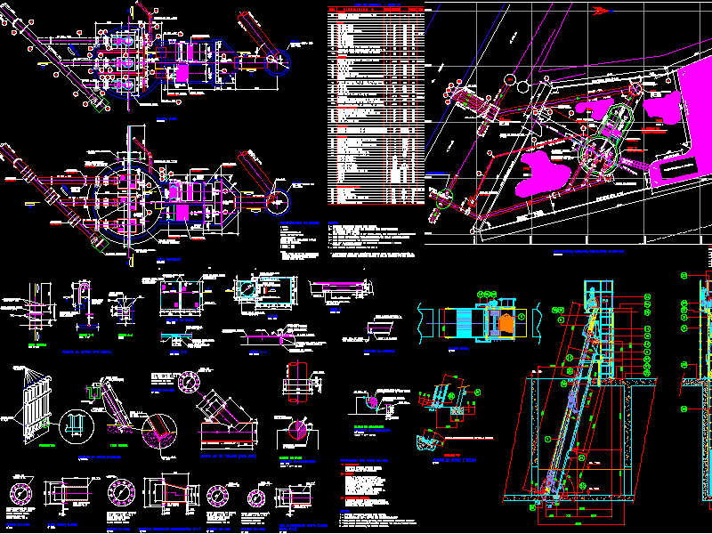 Proyecto completo de estacion elevadora de efluentes cloacales