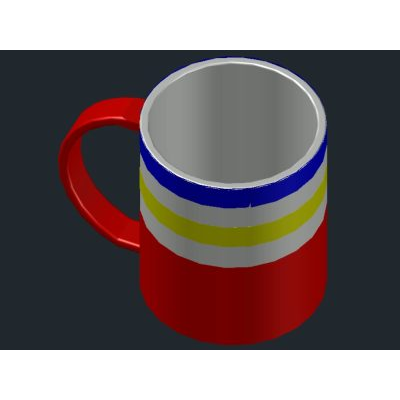 Vaso 3d mugs moderno y muy usual para utilizar