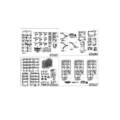 Estructuras de vivienda multifamiliar 9x19 (4 niveles)