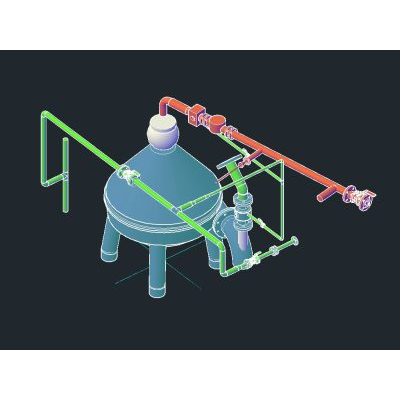 Caneria agua caliente y proceso en centrifuga