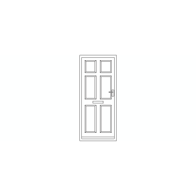 Puerta En Alzado, Modelo 08