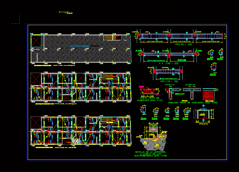 Estruturas para habitação 6x20