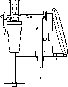 Gymnastic apparatus - top view