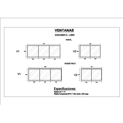 Diseno de Ventanas para Saneamiento