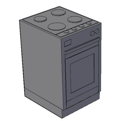Mobiliario - cocina 3d