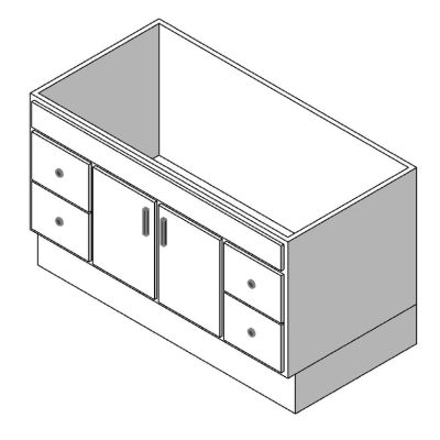 Gabinete de Bano Doble