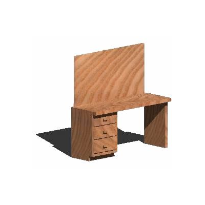 Escritorio  para p.c - 3d