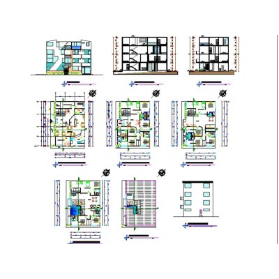 Planos Arquitectónicos de Hostal