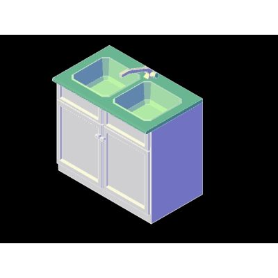 Diseno de lavadero en tres dimensiones