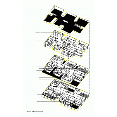 Axonometricas - edificio