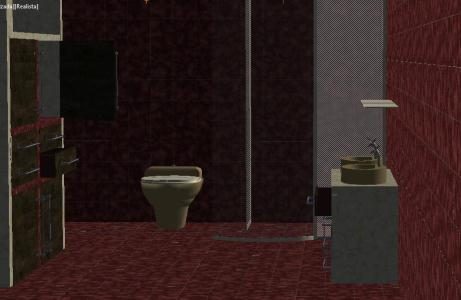 banheiro moderno 3d