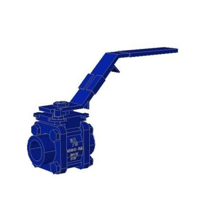 Valvula globo 3d