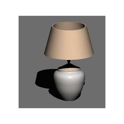 Lampara de mesa en 3D