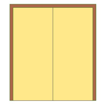 Puerta 2 hojas