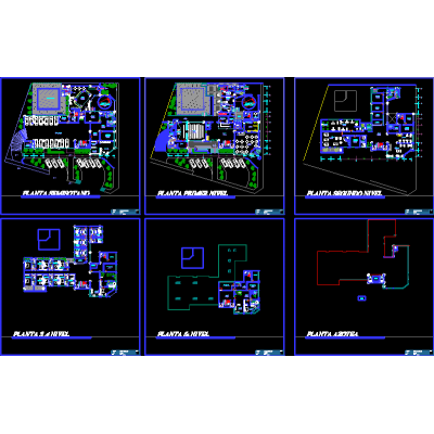 Planos Arquitectónicos de Hotel de 3 Estrellas