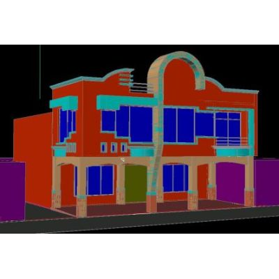 Modelo 3d locales 3dm