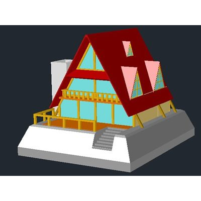 Bungalow playero 3d
