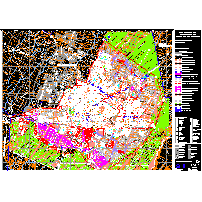 Programa de desarrollo urbano colima; zonificacion