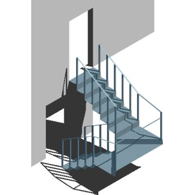 Escalera 3d