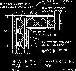 Covintec - tridipanel - wall corner reinforcement m