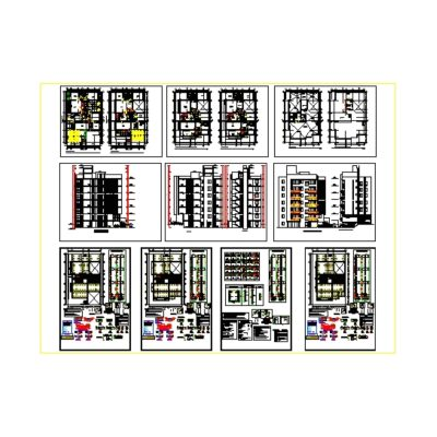 Edificio de seis pisos y semisotano
