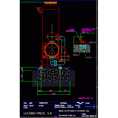 Base compresor howden 255