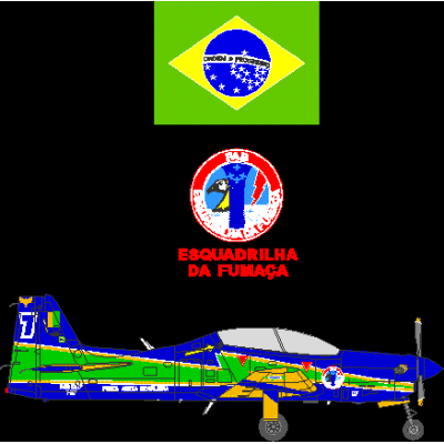 T - 27 tucano escuadron de humo
