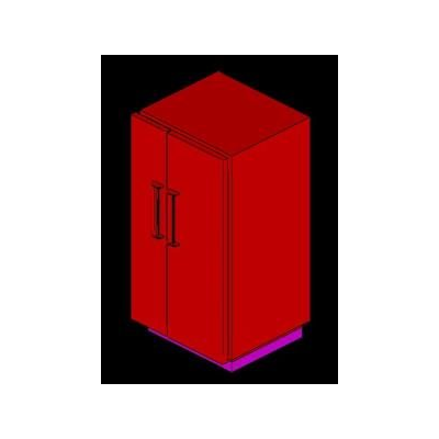 Iso fridge with 3d base