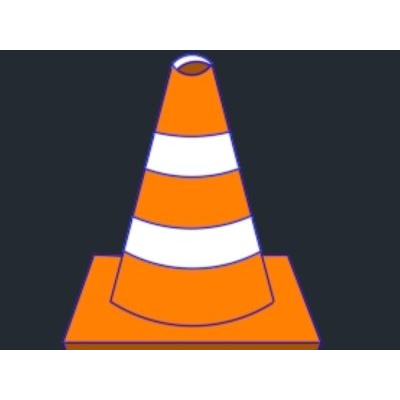 Controles de trafico identificados por conos
