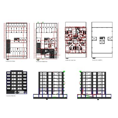 Proyecto Edificio Multifamiliar 7 Niveles