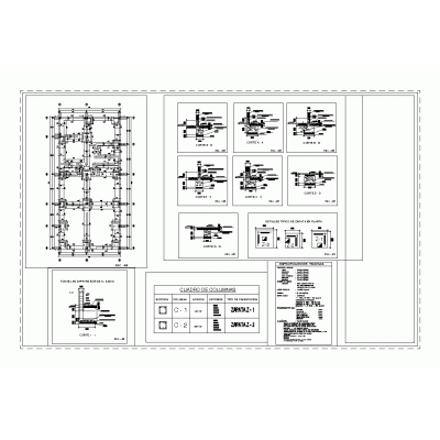 Estructuras vivienda dos niveles