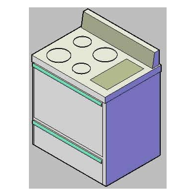 Estufa Moderna en 3D