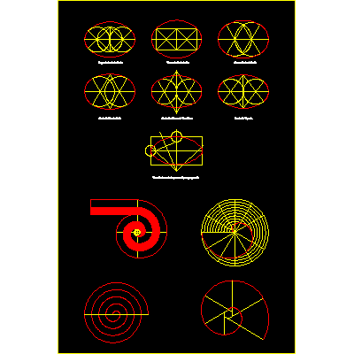 ovalos y espirales