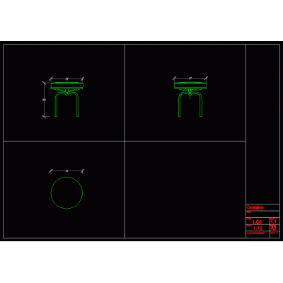Taburete Le Corbusier