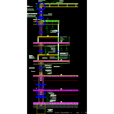 Escantillon construccion en acero