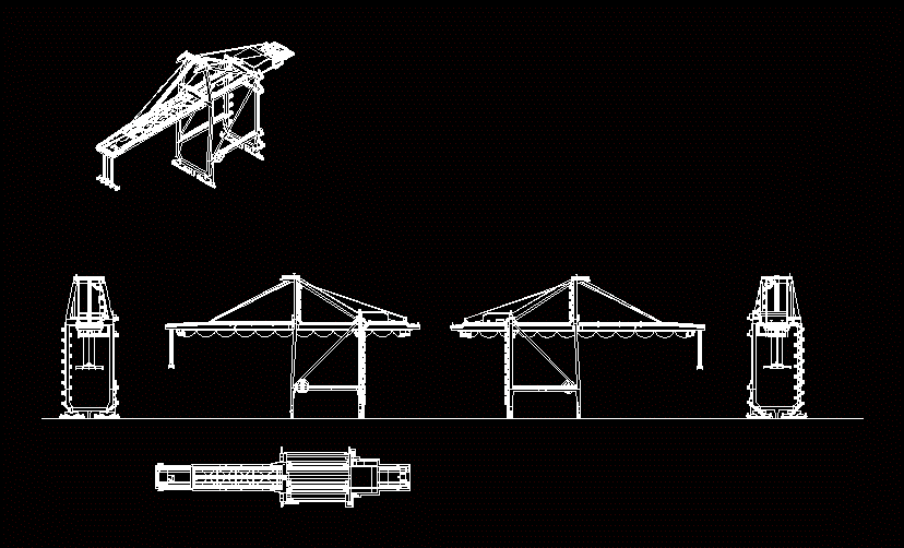 Port crane mhi 2d