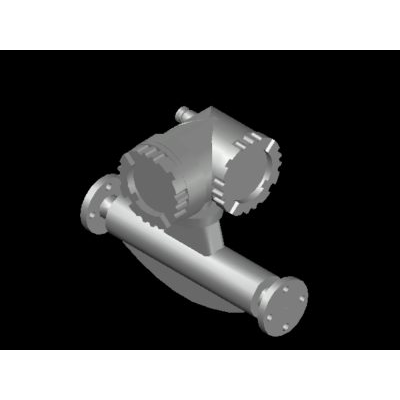 Modelo 3D de Medidor de Flujo