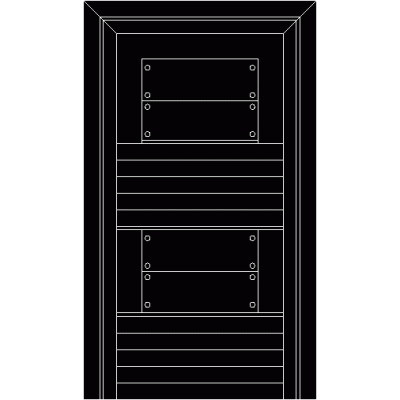 Puerta Moderna de Madera