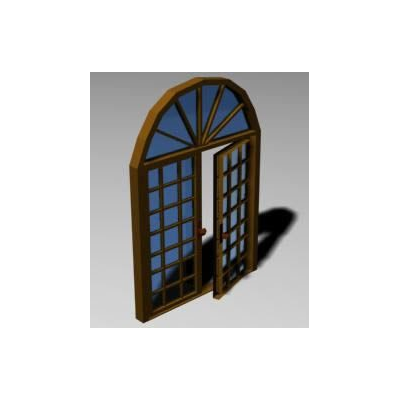 Puerta doble 3d