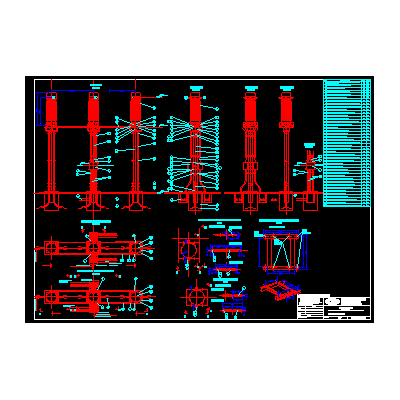 Combined measuring transformers - assembly detail