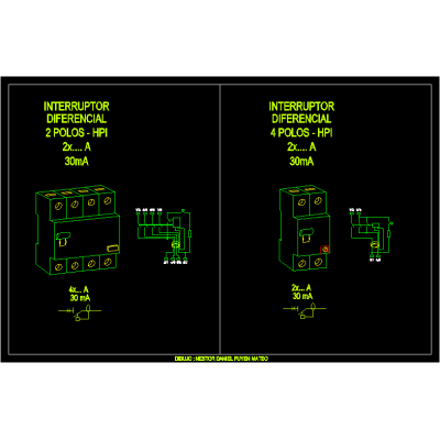 Interruptores diferenciales 2d