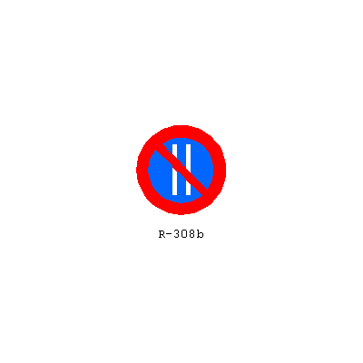 Senales de trafico - r-308b