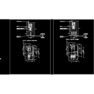 Detail of single-phase and three-phase meters