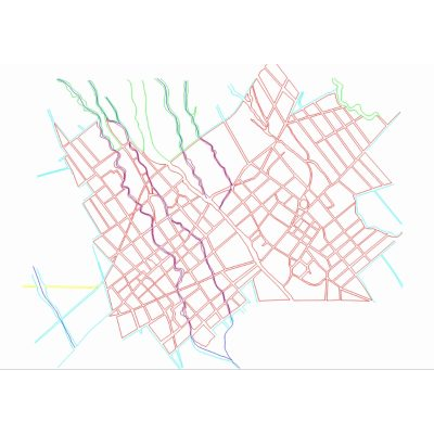 Mapa Urbanistico Vibrante
