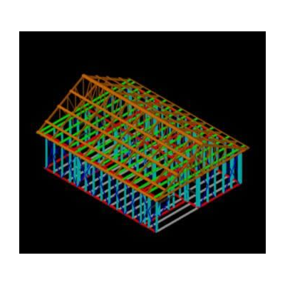 Sistema di costruzione in acciaio 3d