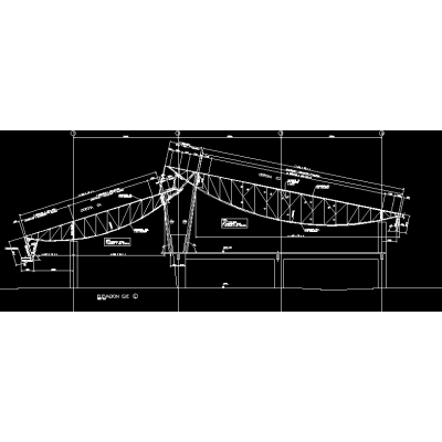Cercha Metálica, Estructura Curva de Acero