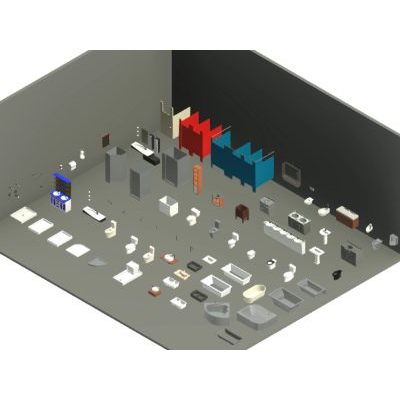 Adjunto mobiliario de cocina en revit ls7