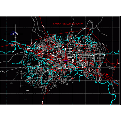 Plano de Ciudad Hidalgo