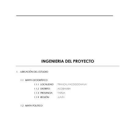 Ingenieria del proyecto carreterra