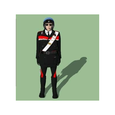 Carabinero en 3D